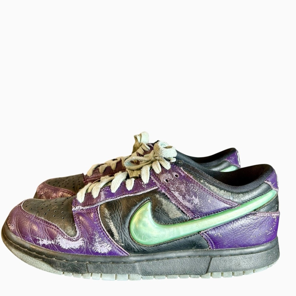 Nike Dunk Low Retro LTD HWN Wizard Black Artisan Teal Size 9 Mens Distressed